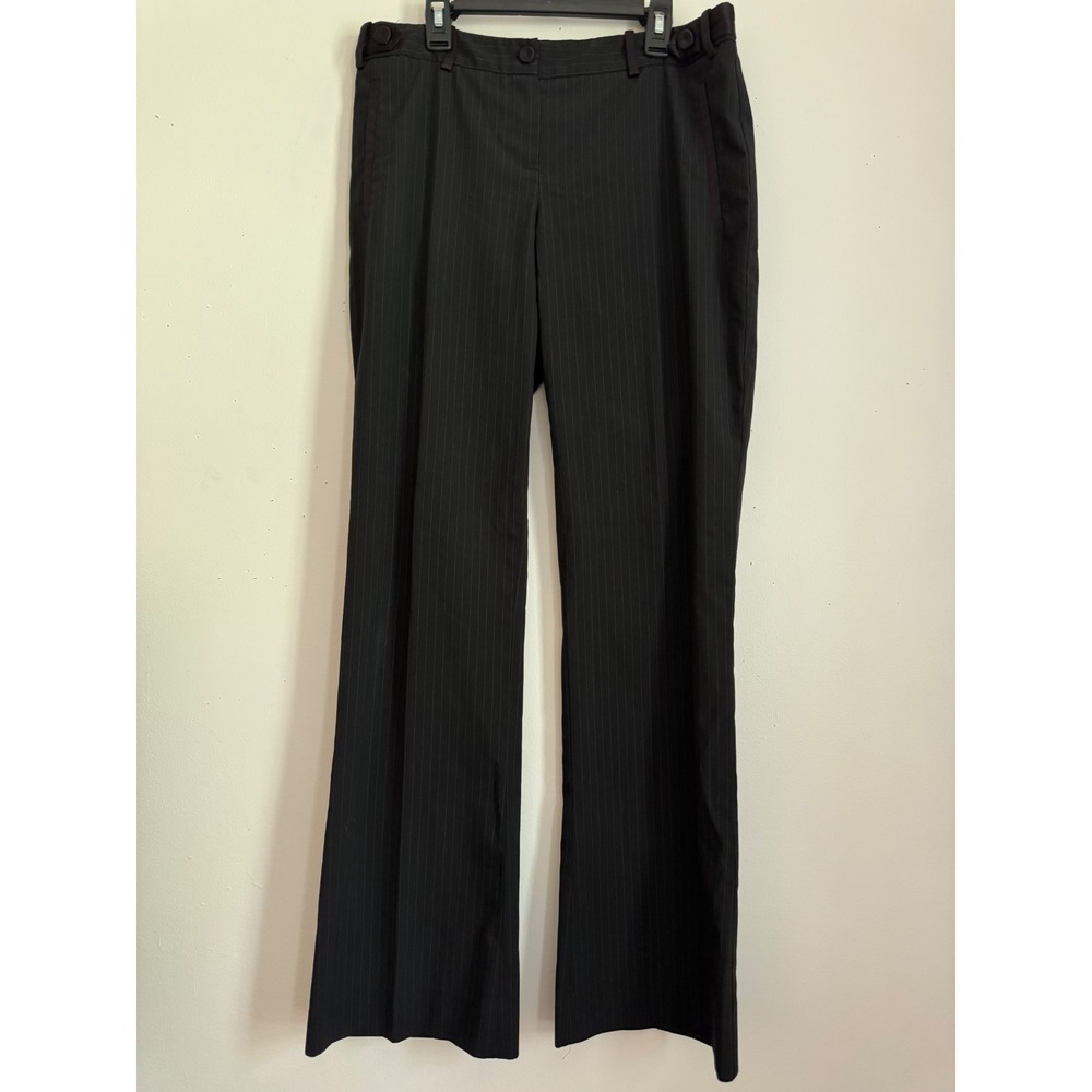 The Limited Cassidy Fit Pinstripe Dress Pants Black Office Siren Menswear Size 6